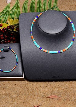 Boho Choker Beaded Necklace