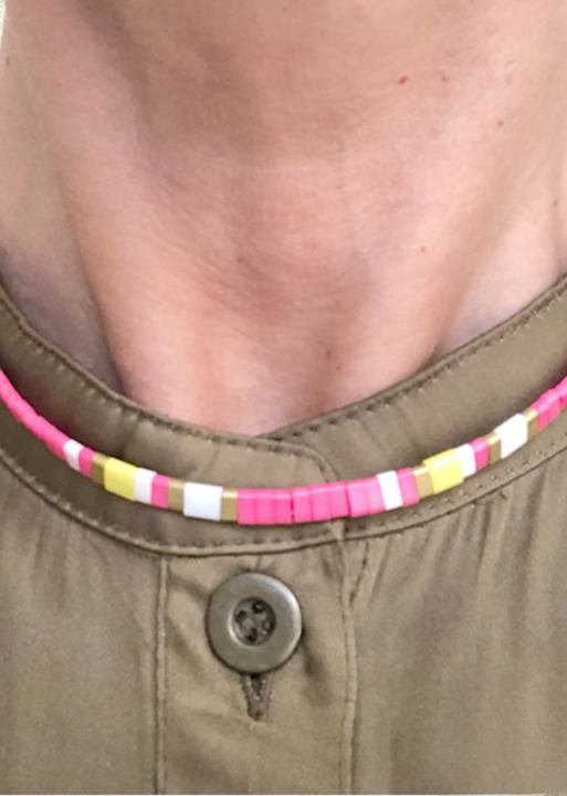 Boho Choker Beaded Necklace