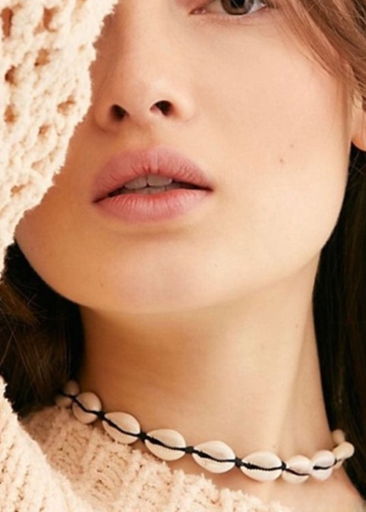 Boho Choker Necklace - White Puka Shell