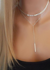 Silver Boho Layered Necklace