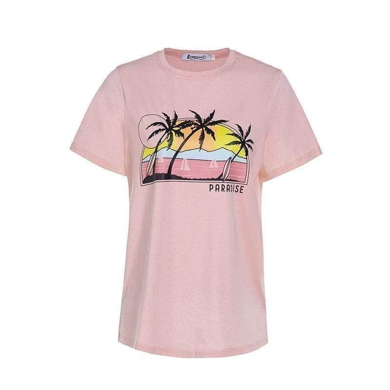 Boho Pink Beach T-shirt