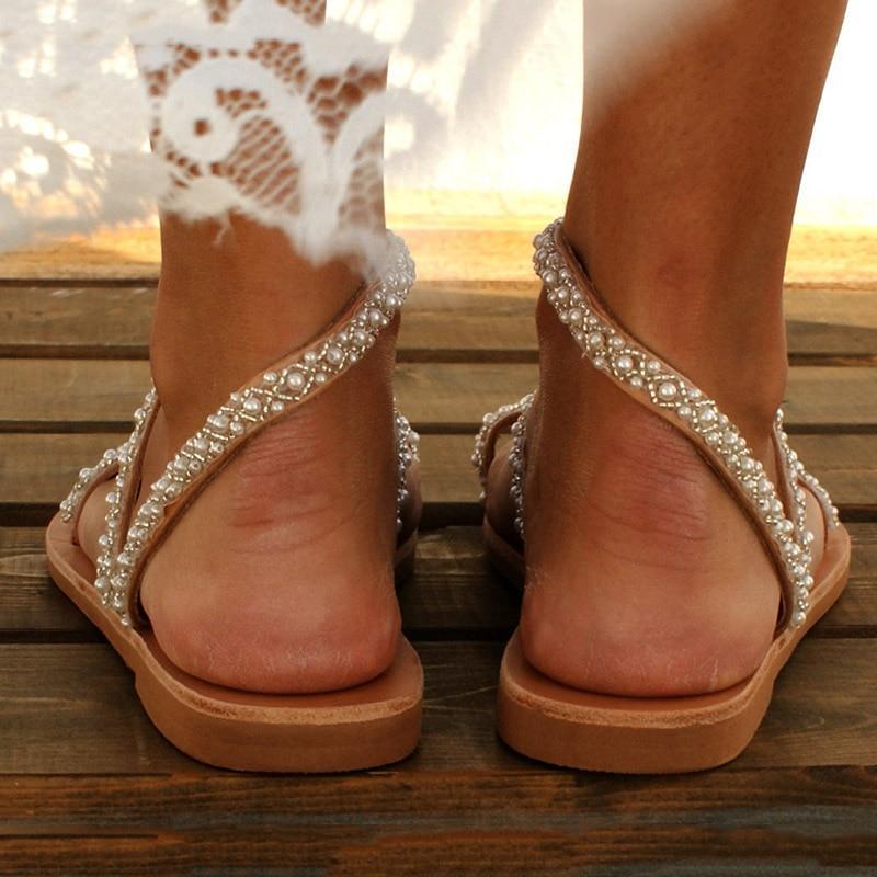 Boho Rhinestones Sandals