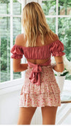 Boho Romantic Pink Crop Top