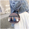 Boho Round Pompoms Shoulder Bag