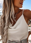 Boho Top Sleeveless Spaghetti Strap Backless Beach