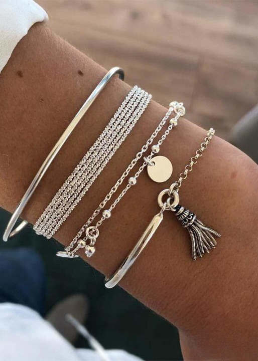 Boho Silver Bracelets