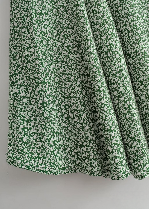 Boho Mid-length Skirt, slim and flared on the bottom