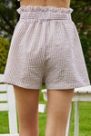 Boho Striped Apricot Short