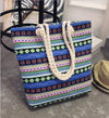 Boho Summer Beach Tote Bag