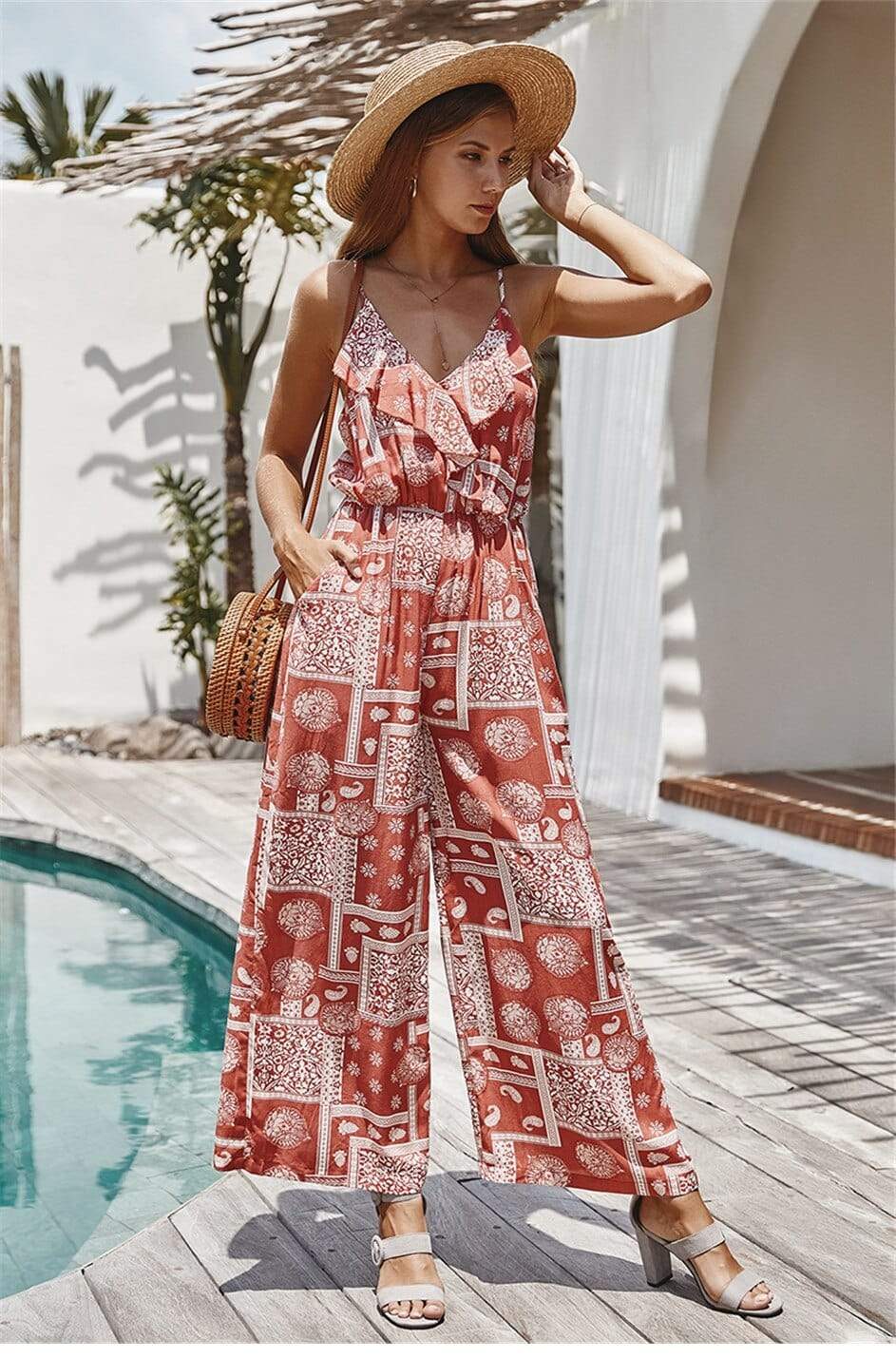 Boho jumpsuits on sale