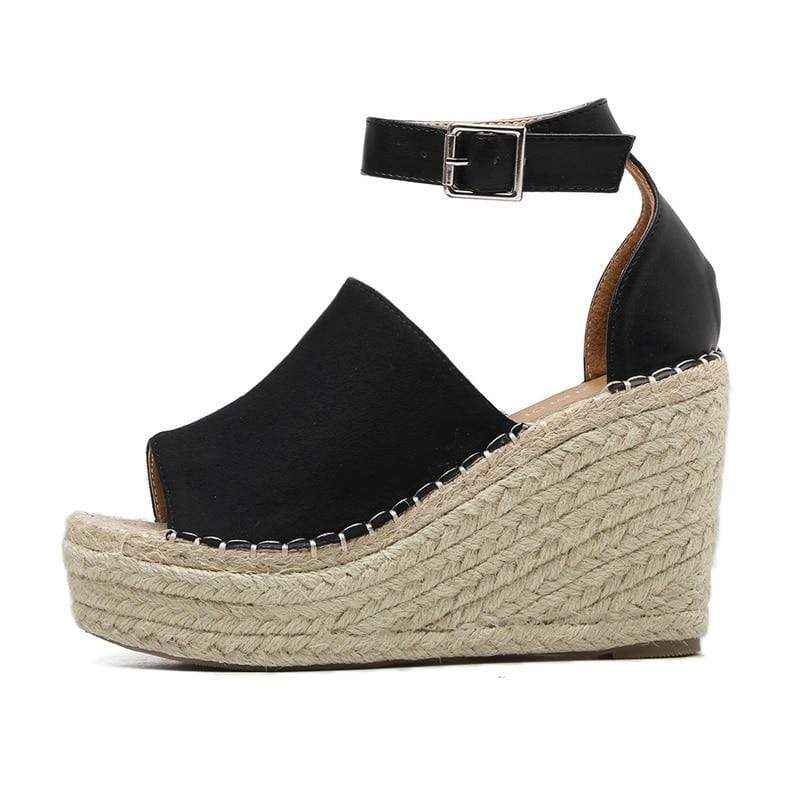 Boho Summer Wedge Open Sandals