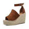 Boho Summer Wedge Open Sandals