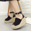 Boho Summer Wedge Open Sandals