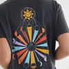 Boho Sun & Moon Black T-shirt