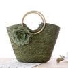 Boho Tote Bag Big Flower