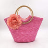 Boho Tote Bag Big Flower