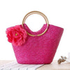 Boho Tote Bag Big Flower