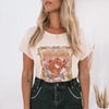 Boho Vintage Floral 70s T-shirt