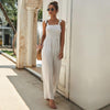 Boho White Long Jumpsuit