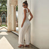 Boho White Long Jumpsuit