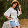 Boho White Soft Blouse