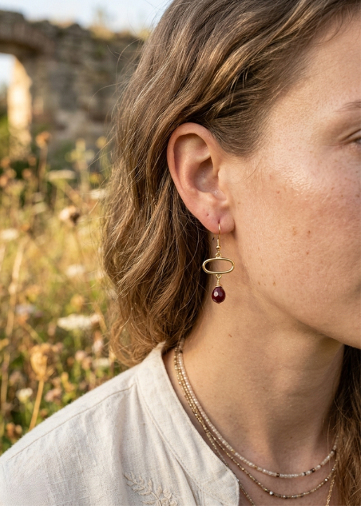 Boho Dangle Beads Earrings