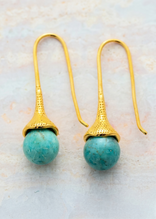 Boho Dangle Gold Earrings