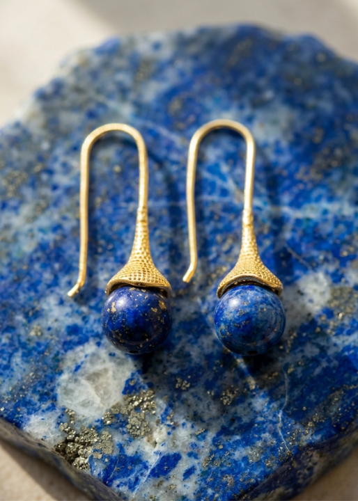 Boho Dangle Gold Earrings