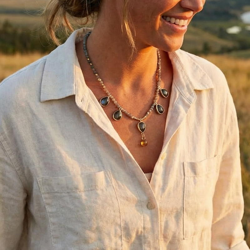 Long Necklace Boho Style