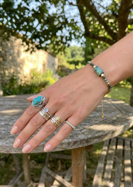 Boho Natural Stone Bracelet