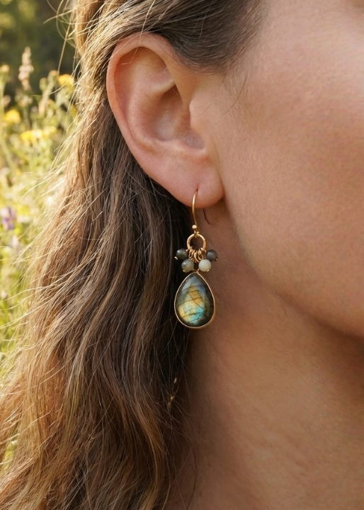 Boho Drop Earrings for Woman