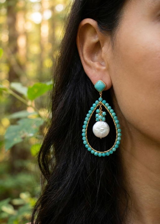 Beaded Earrings Boho Style