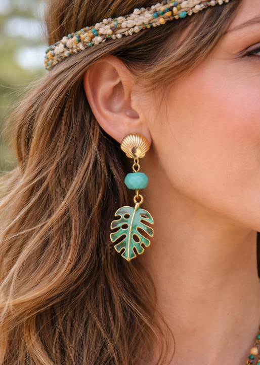 Boho Leaf Earrings