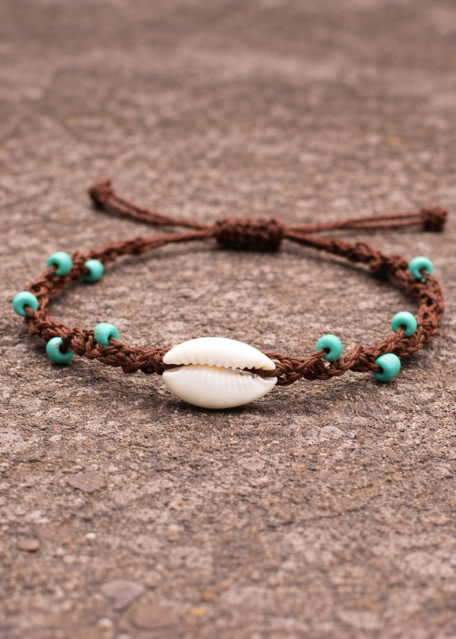 Boho Cowrie Shell Bracelet