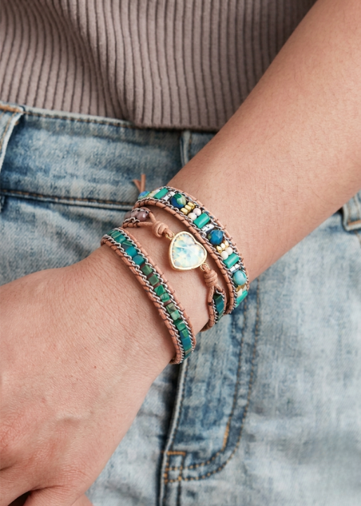 Boho Woman Beaded Bracelets
