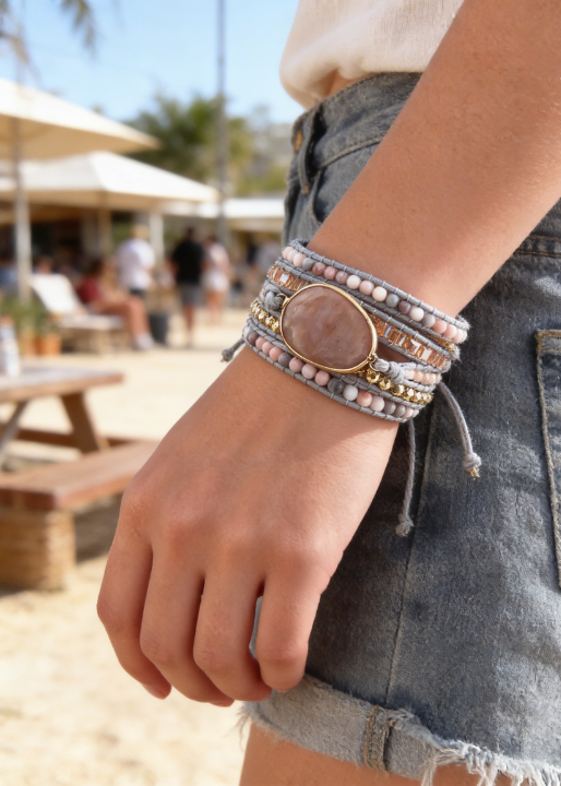 Beaded Wrap Bracelet