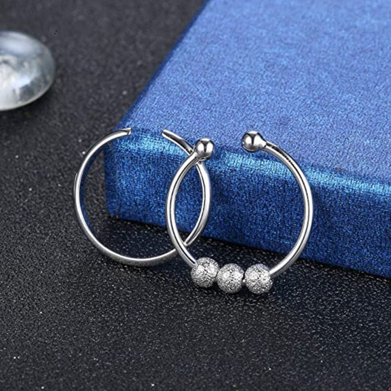 Boho Spinning Fidget Peace Rings