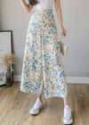 Boho Long floral Wrap Skirt with ruffles