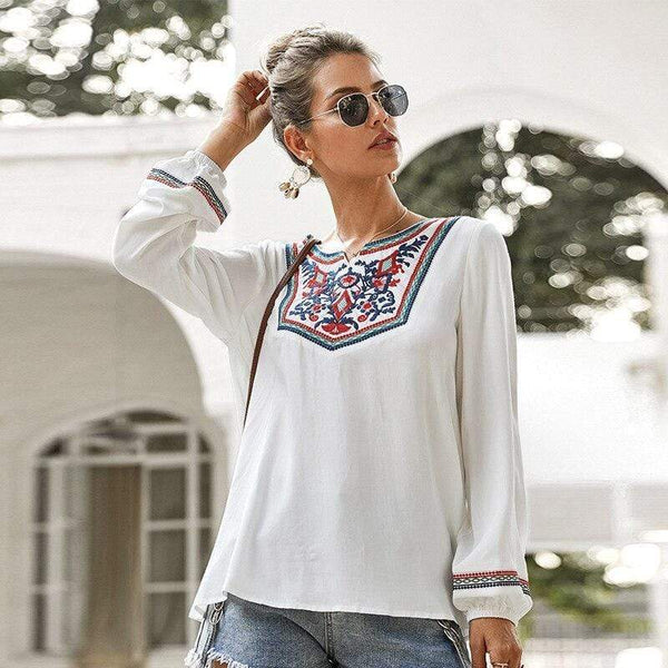 bohemian blouse | OHOTORO