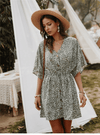 Floral Pastoeal Boho Dress