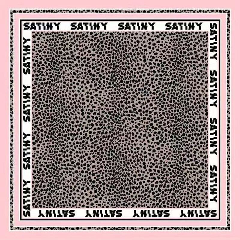 Boho vintage scarf leopard print