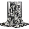 Boho Black vintage Printed Scarf