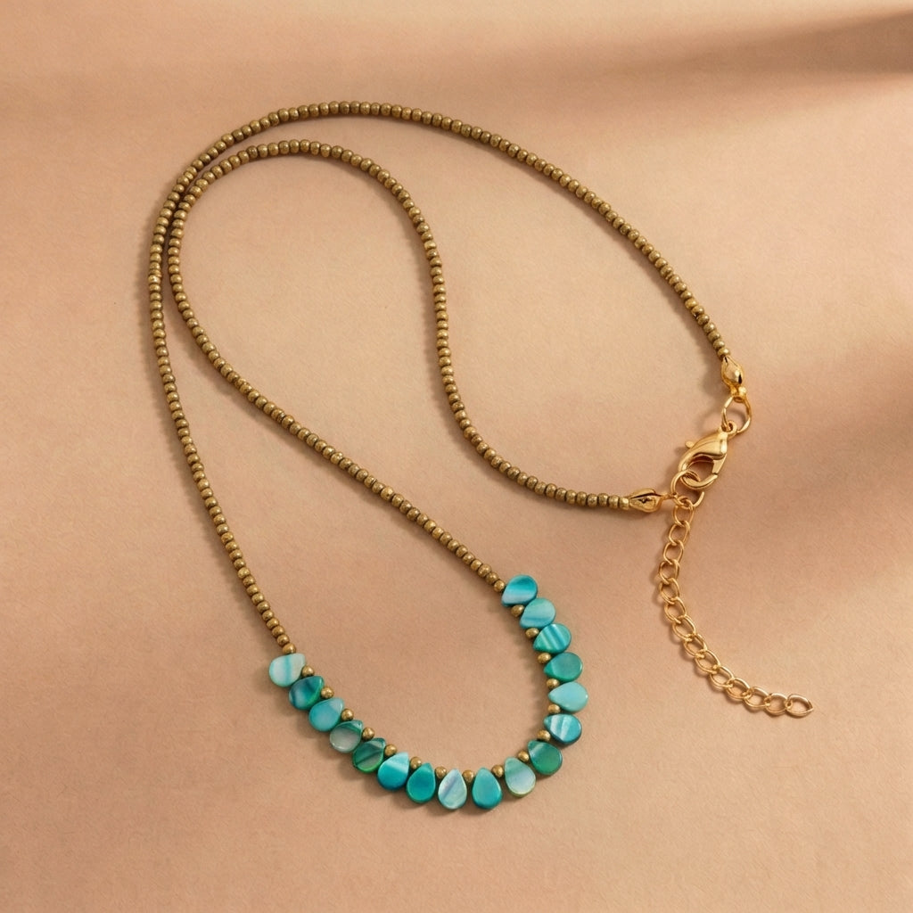 Long Boho Ethnic Necklace