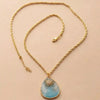 Boho Pendant Necklace Gold Chain