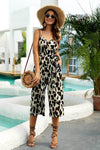 Hippie Jumpsuit with Leopard Print