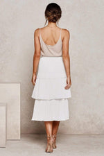 Jupe Boho Extra Longue Volantée