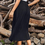 Jupe Longue Plissée & Elastique
