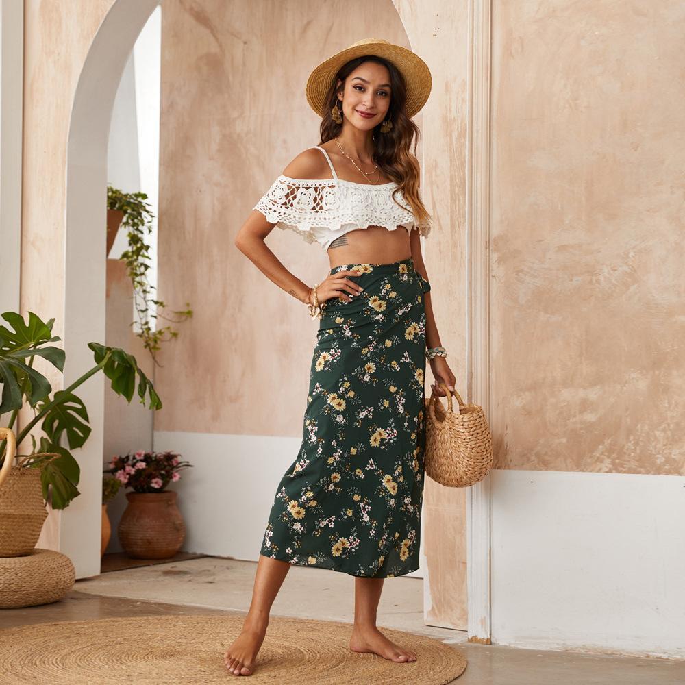 Jupe Longue Style Boho Fendue