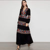 Long Gypsy Dress in Black