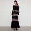 Long Gypsy Dress in Black